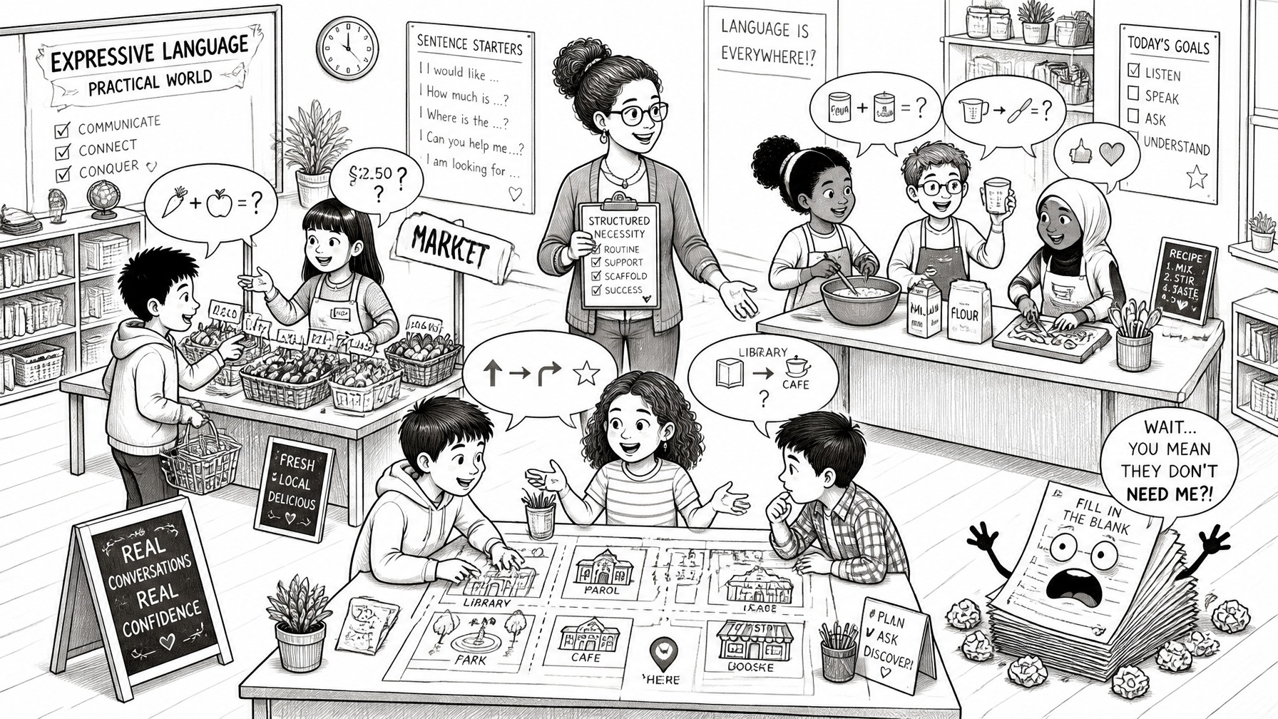 Language acquisition environment