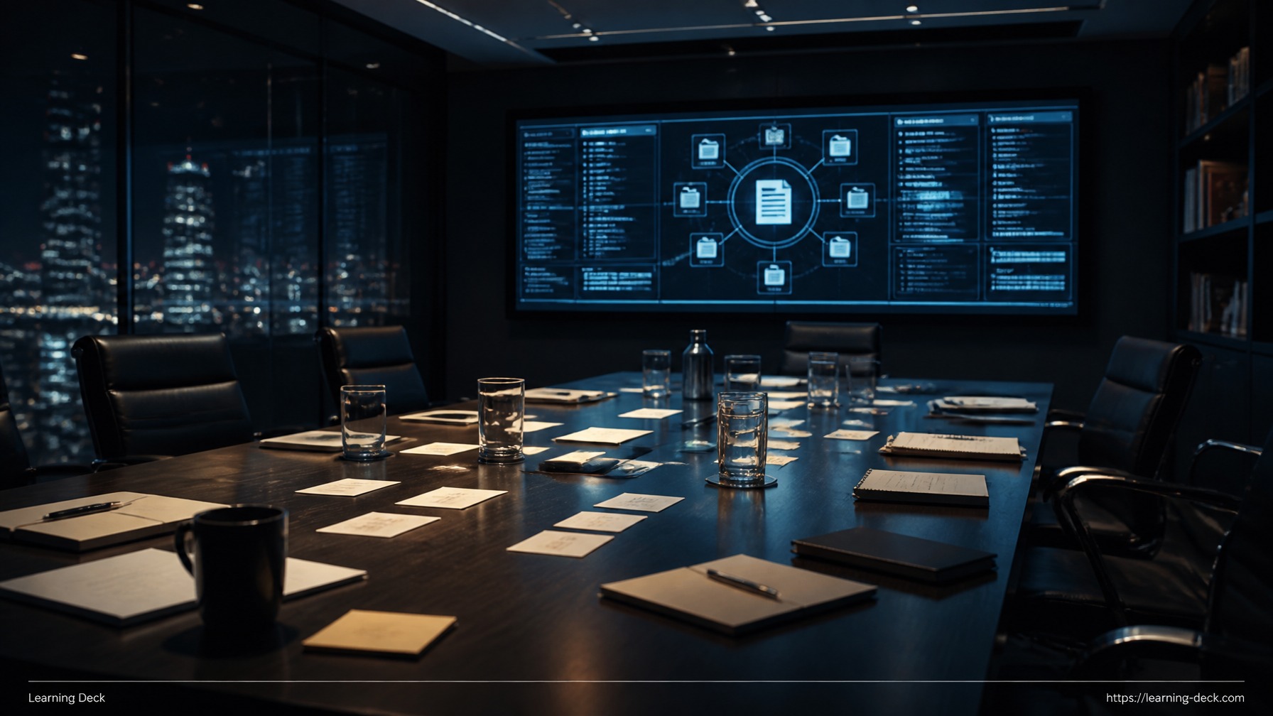 When the cards go back in the box — governance in the room and on the record