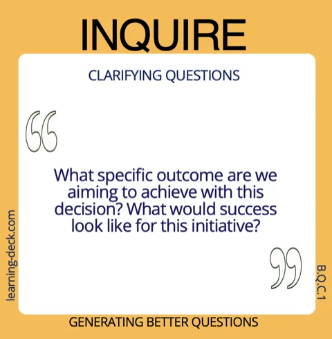 Sample Inquire card