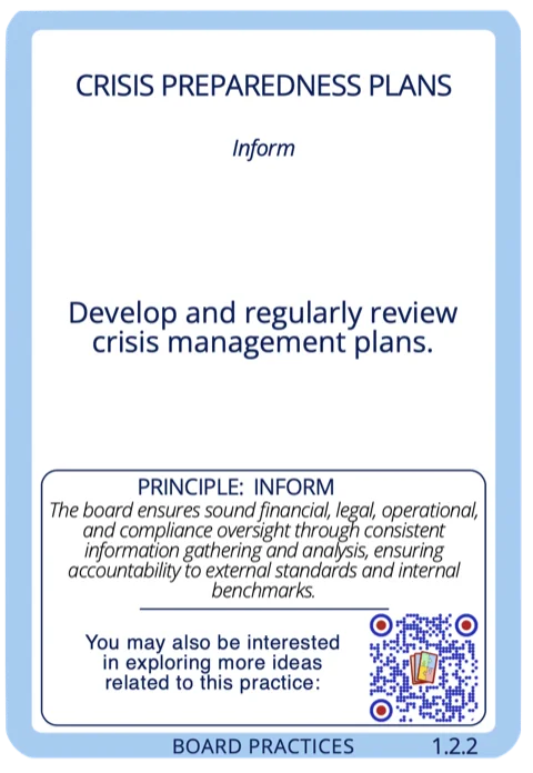 Sample Board Practice card