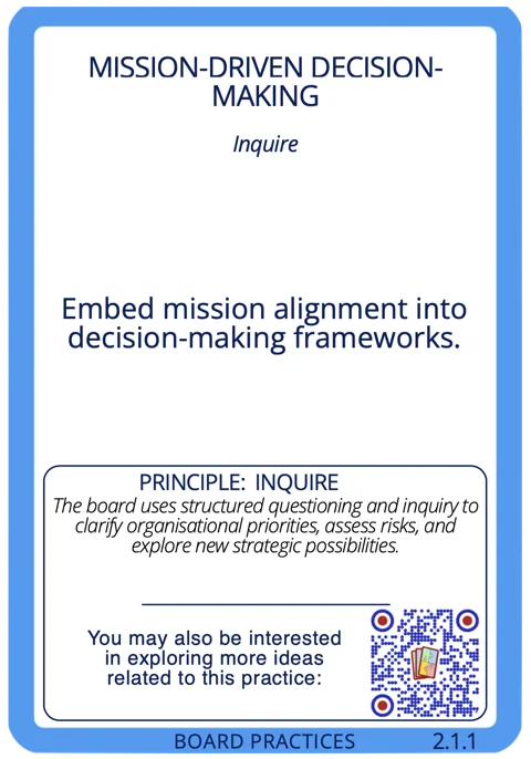 Sample Board Practice card