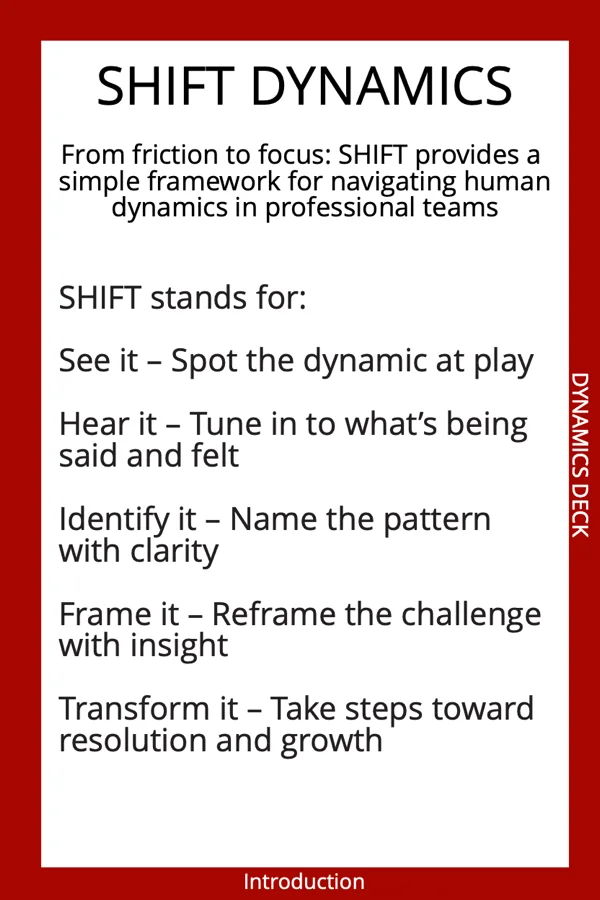 Practice-builder shift card
