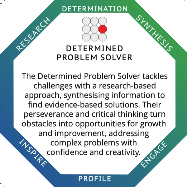 Determined Problem Solver profile card