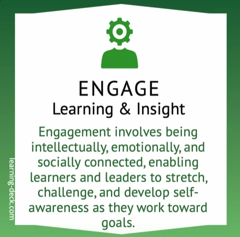 Engage principle card