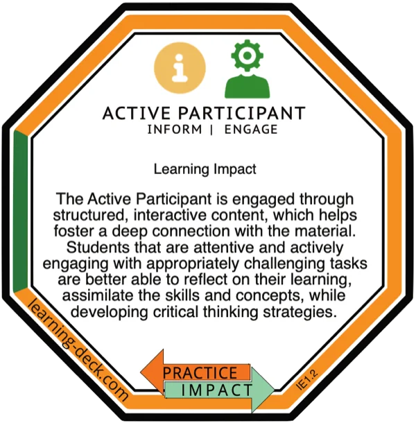 Active Participant profile card