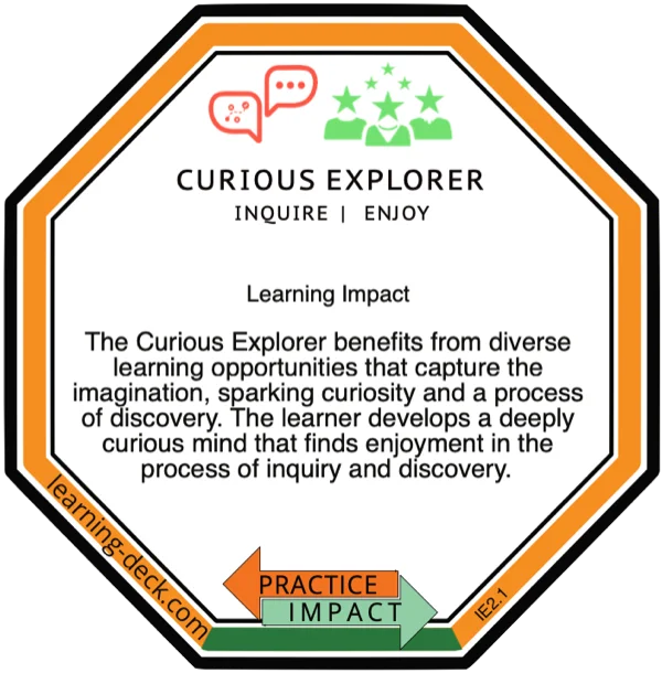 Curious Explorer profile card