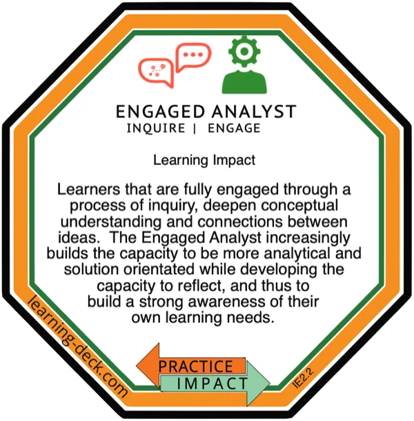 Engaged Analyst profile card
