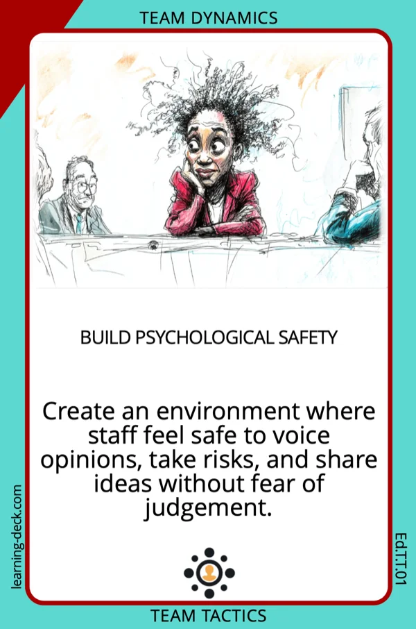 Psychological Safety tactic card